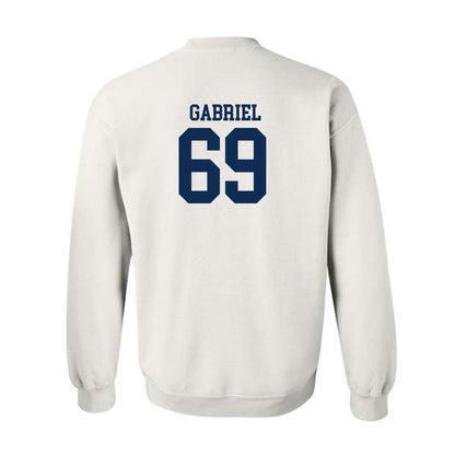 West Virginia - NCAA Football : Nathanael Gabriel - Classic Shersey Crewneck Sweatshirt-1