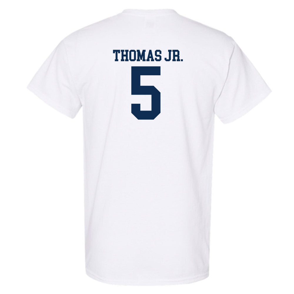 West Virginia - NCAA Men's Basketball : DJ Thomas Jr. - Classic Shersey T-Shirt-1
