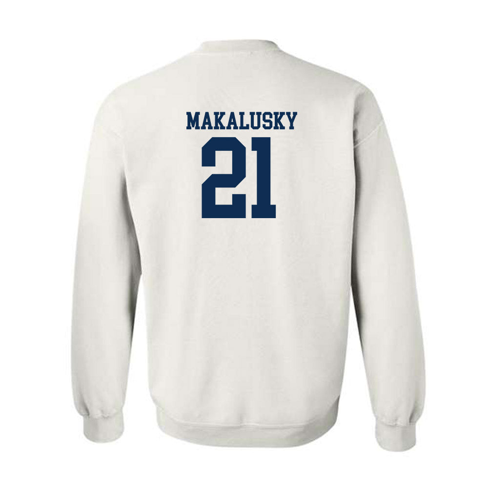 West Virginia - NCAA Women's Basketball : Riley Makalusky - Classic Shersey Crewneck Sweatshirt-1