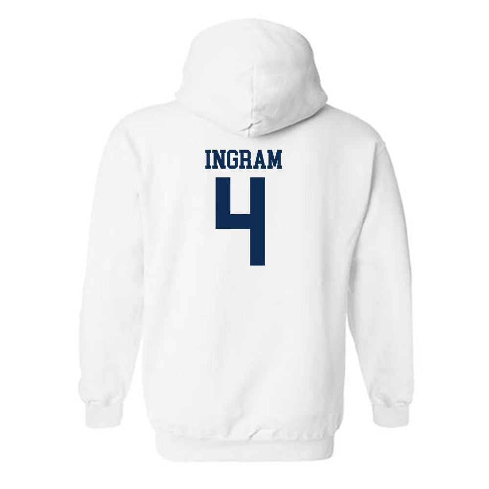 West Virginia - NCAA Baseball : Jackson Ingram - Classic Shersey Hooded Sweatshirt-1