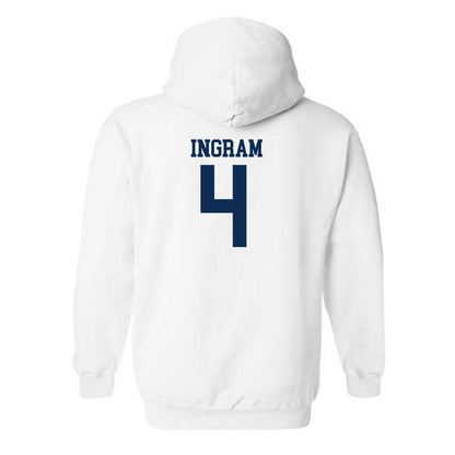 West Virginia - NCAA Baseball : Jackson Ingram - Classic Shersey Hooded Sweatshirt-1