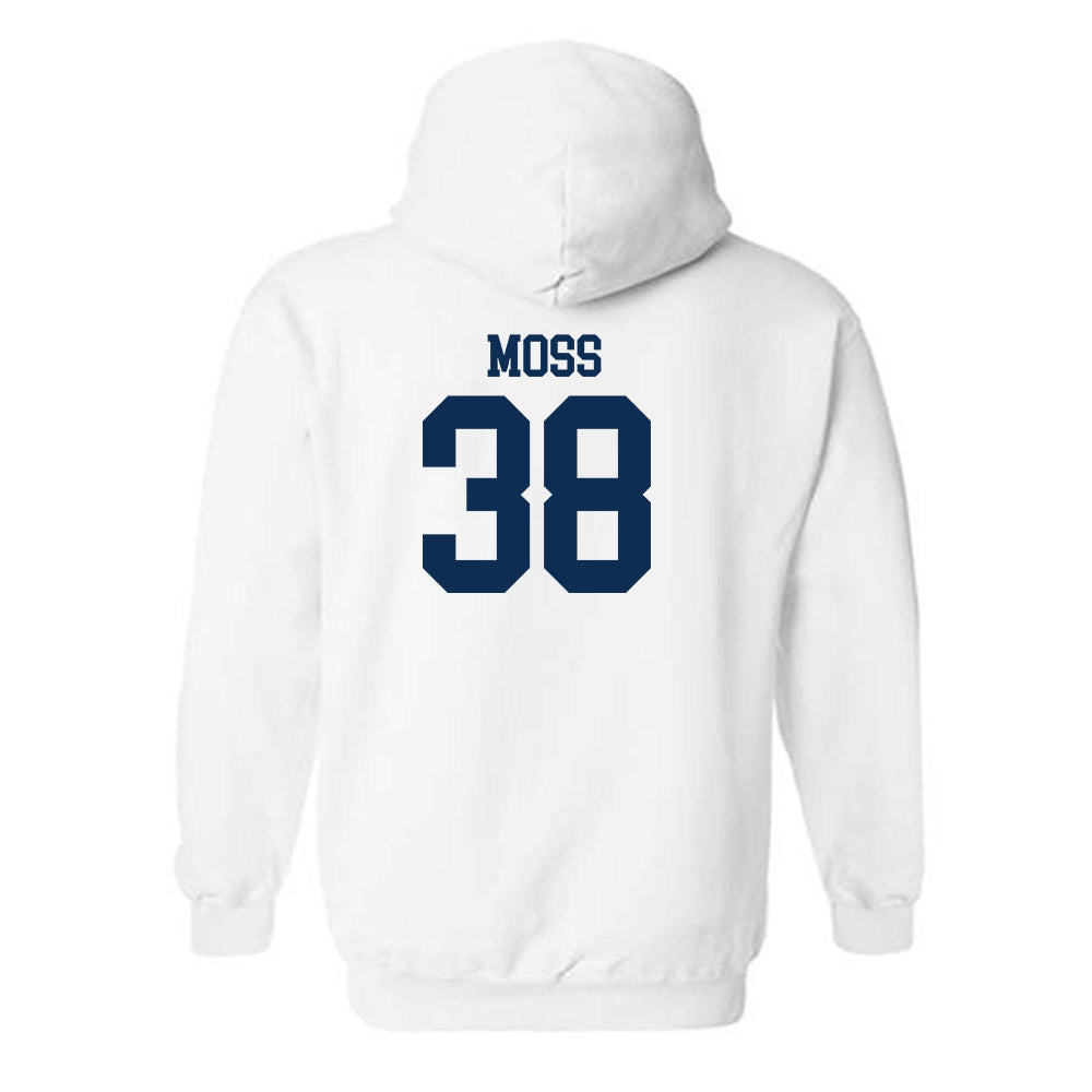 West Virginia - NCAA Football : Macguire Moss - Classic Shersey Hooded Sweatshirt-1