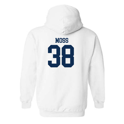 West Virginia - NCAA Football : Macguire Moss - Classic Shersey Hooded Sweatshirt-1