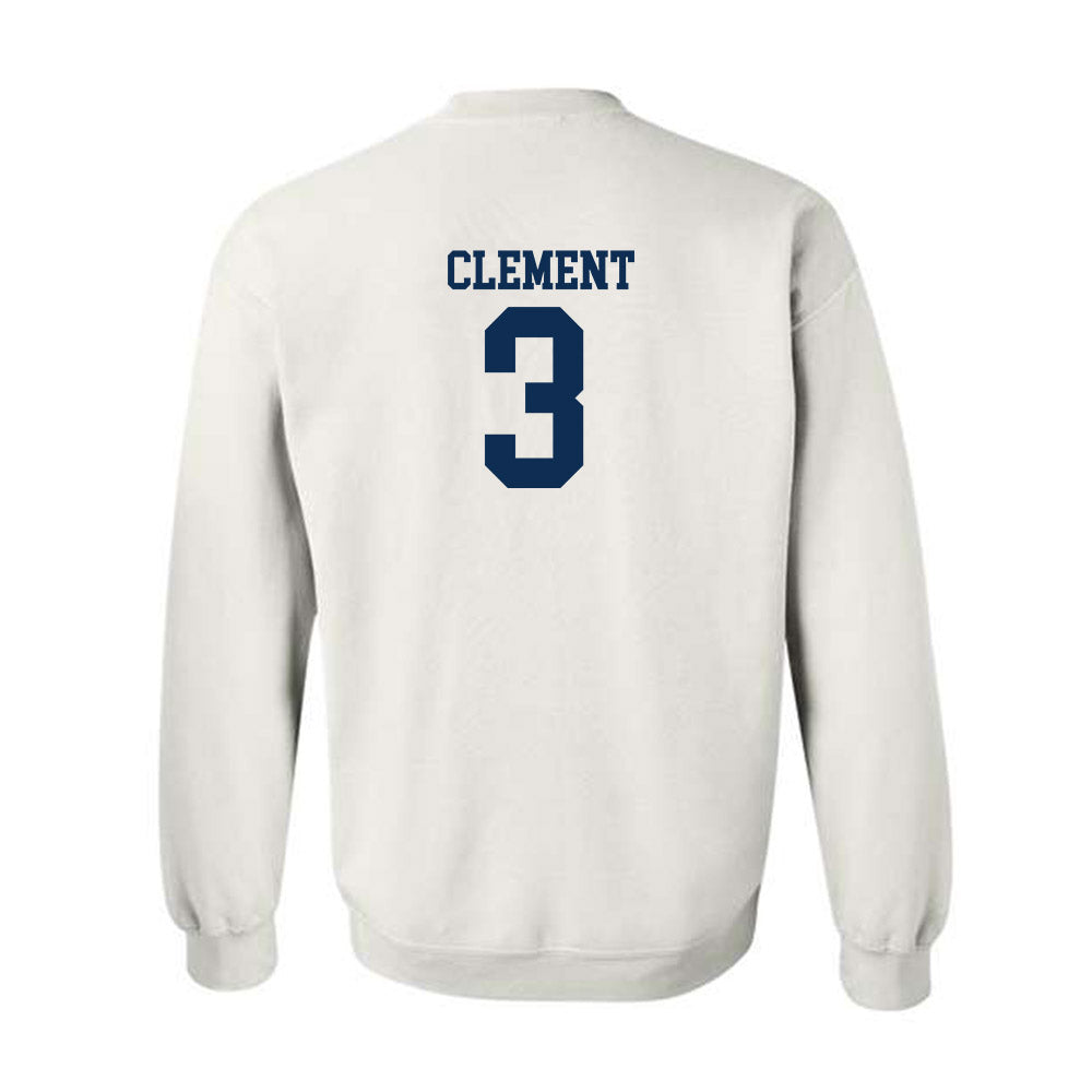 West Virginia - NCAA Football : Hudson Clement - Classic Shersey Crewneck Sweatshirt-1