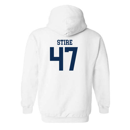 West Virginia - NCAA Football : Aidan Stire - Classic Shersey Hooded Sweatshirt-1