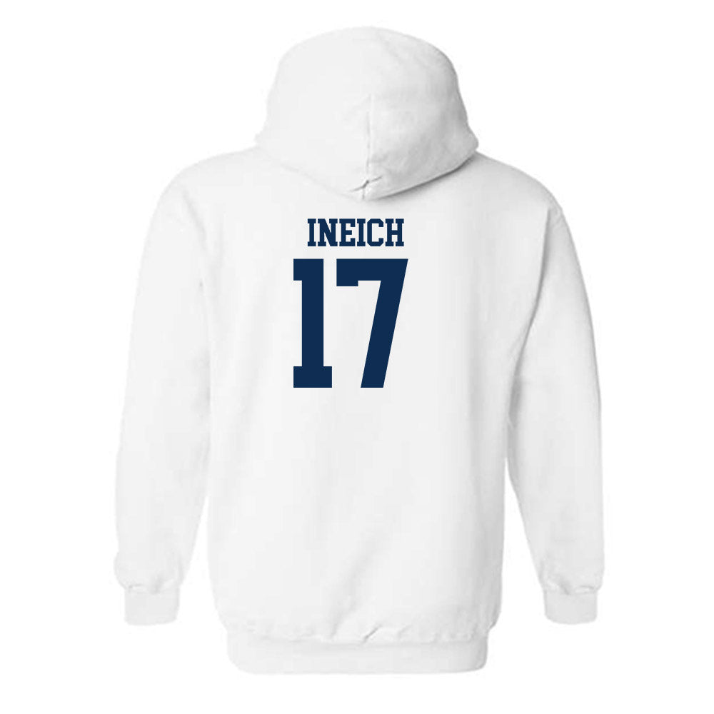 West Virginia - NCAA Baseball : Matt Ineich - Classic Shersey Hooded Sweatshirt-1