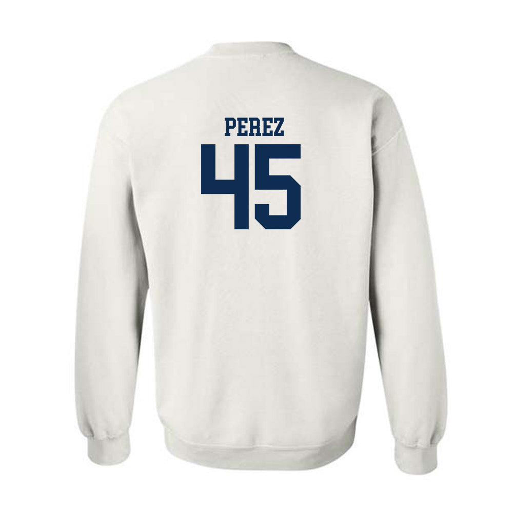 West Virginia - NCAA Baseball : David Perez - Classic Shersey Crewneck Sweatshirt-1