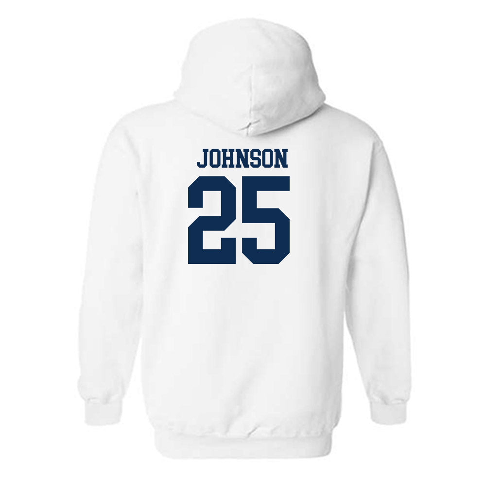 West Virginia - NCAA Women's Basketball : Loghan Johnson - Classic Shersey Hooded Sweatshirt-1