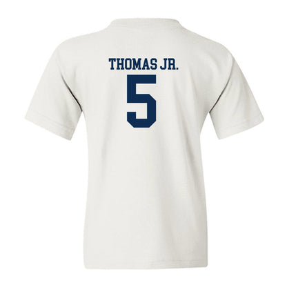 West Virginia - NCAA Men's Basketball : DJ Thomas Jr. - Classic Shersey Youth T-Shirt-1
