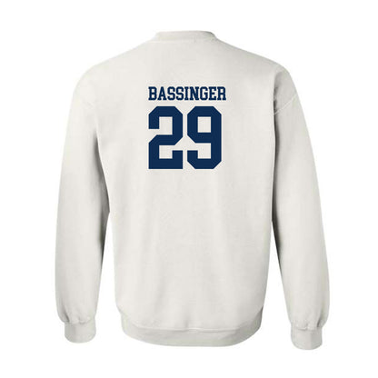 West Virginia - NCAA Baseball : Reese Bassinger - Classic Shersey Crewneck Sweatshirt-1