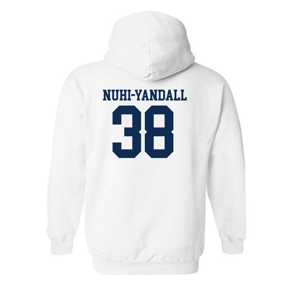 West Virginia - NCAA Football : Caleb Nuhi-Yandall - Classic Shersey Hooded Sweatshirt-1
