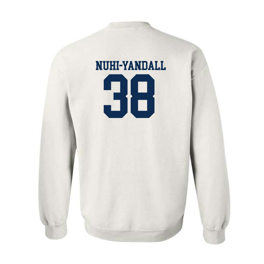 West Virginia - NCAA Football : Caleb Nuhi-Yandall - Classic Shersey Crewneck Sweatshirt-1