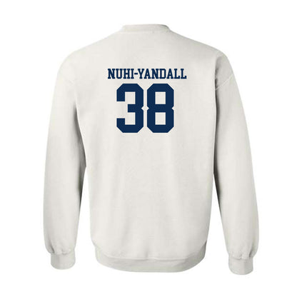 West Virginia - NCAA Football : Caleb Nuhi-Yandall - Classic Shersey Crewneck Sweatshirt-1