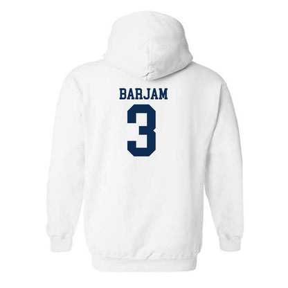 West Virginia - NCAA Baseball : Zahir Barjam - Classic Shersey Hooded Sweatshirt-1