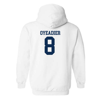 West Virginia - NCAA Men's Basketball : Abraham Oyeadier - Classic Shersey Hooded Sweatshirt-1
