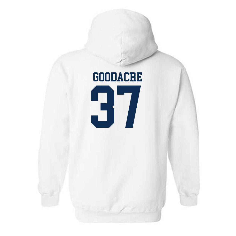 West Virginia - NCAA Baseball : Ben Goodacre - Classic Shersey Hooded Sweatshirt-1