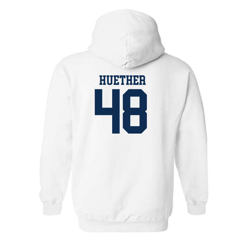 West Virginia - NCAA Baseball : JT Huether - Classic Shersey Hooded Sweatshirt-1