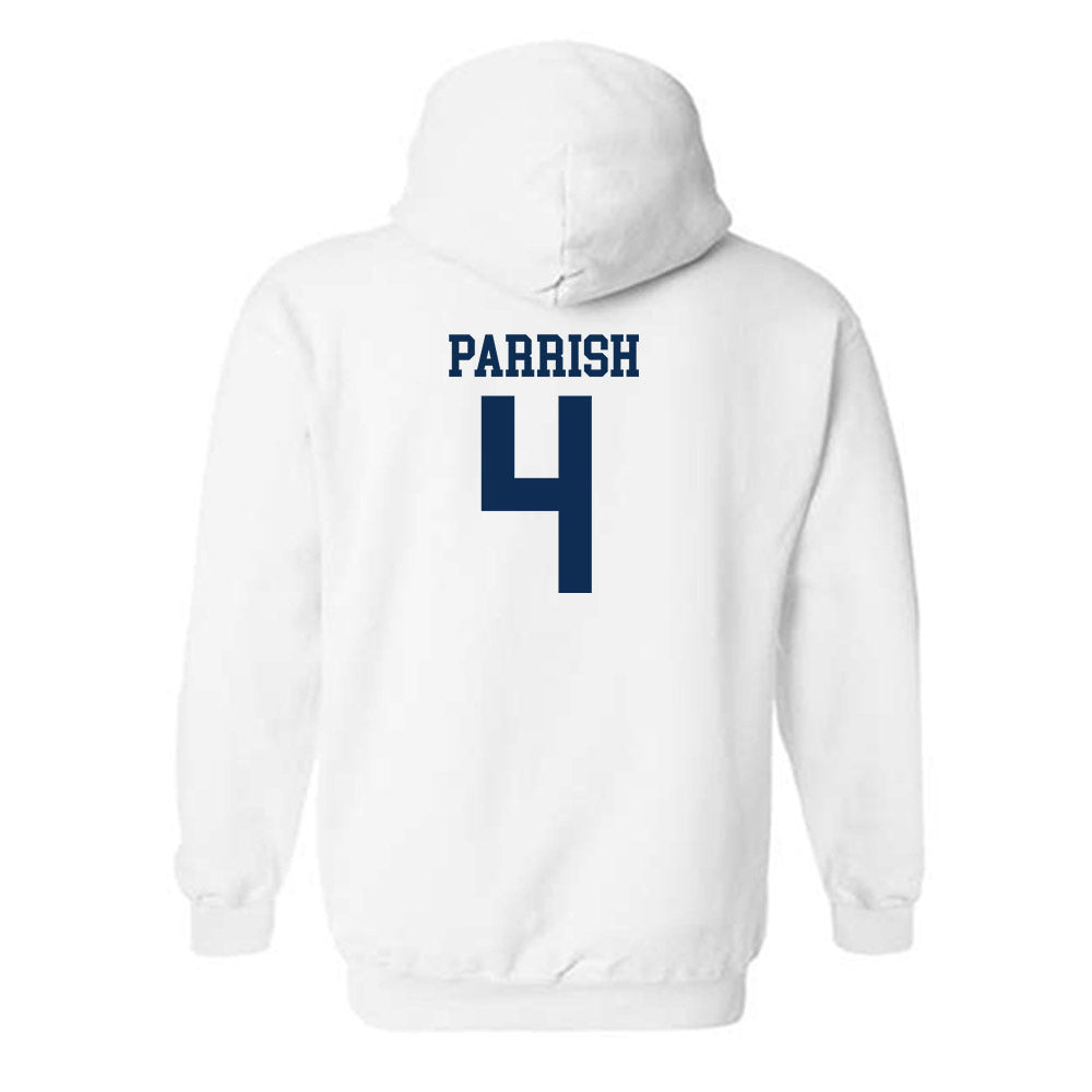 West Virginia - NCAA Women's Basketball : Madison Parrish - Classic Shersey Hooded Sweatshirt-1