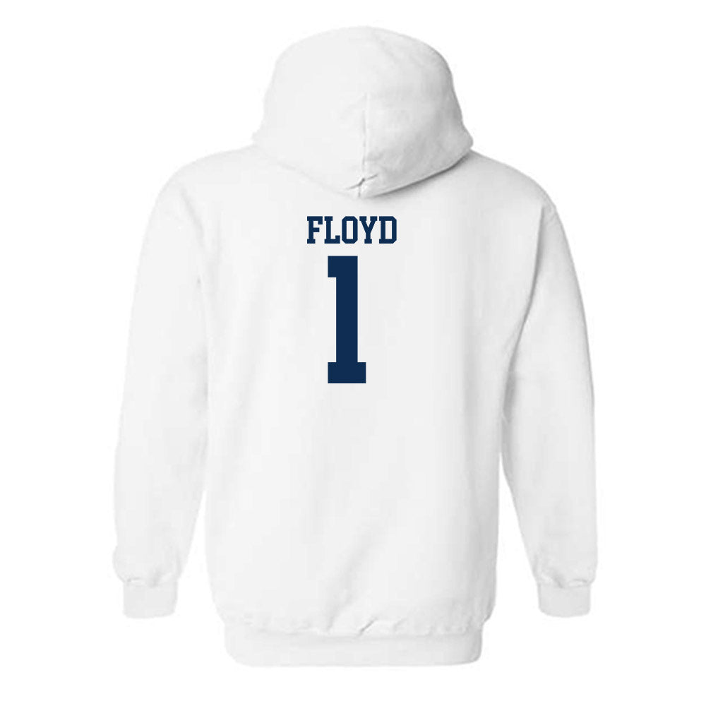 West Virginia - NCAA Men's Basketball : Jasper Floyd - Classic Shersey Hooded Sweatshirt-1