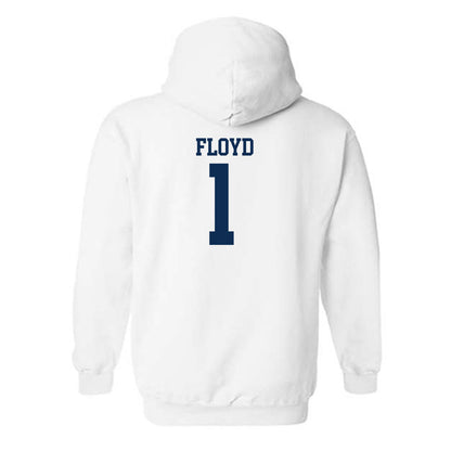 West Virginia - NCAA Men's Basketball : Jasper Floyd - Classic Shersey Hooded Sweatshirt-1