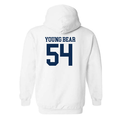 West Virginia - NCAA Football : Walter Young Bear - Classic Shersey Hooded Sweatshirt-1