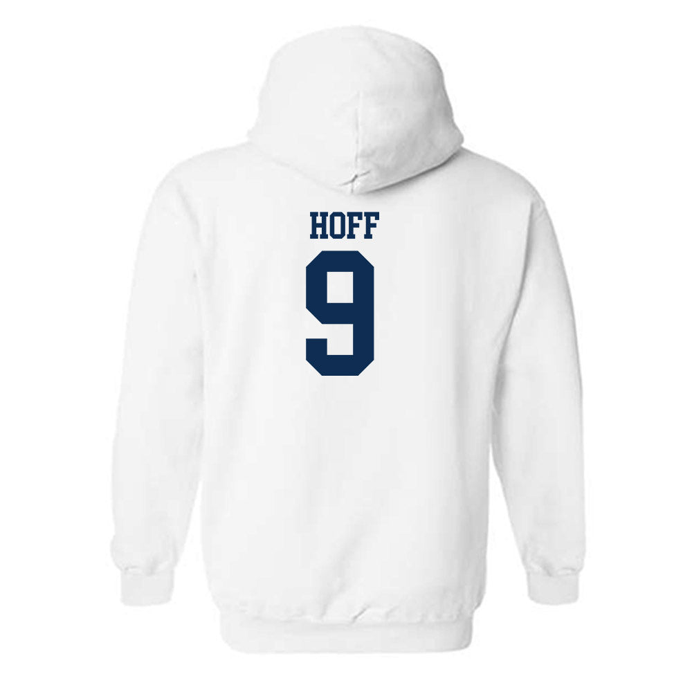 West Virginia - NCAA Baseball : Bryson Hoff - Classic Shersey Hooded Sweatshirt-1