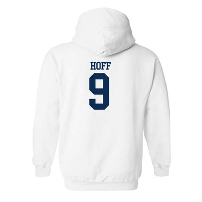 West Virginia - NCAA Baseball : Bryson Hoff - Classic Shersey Hooded Sweatshirt-1