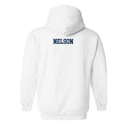 West Virginia - NCAA Women's Track & Field : Mae Nelson - Hooded Sweatshirt Classic Shersey