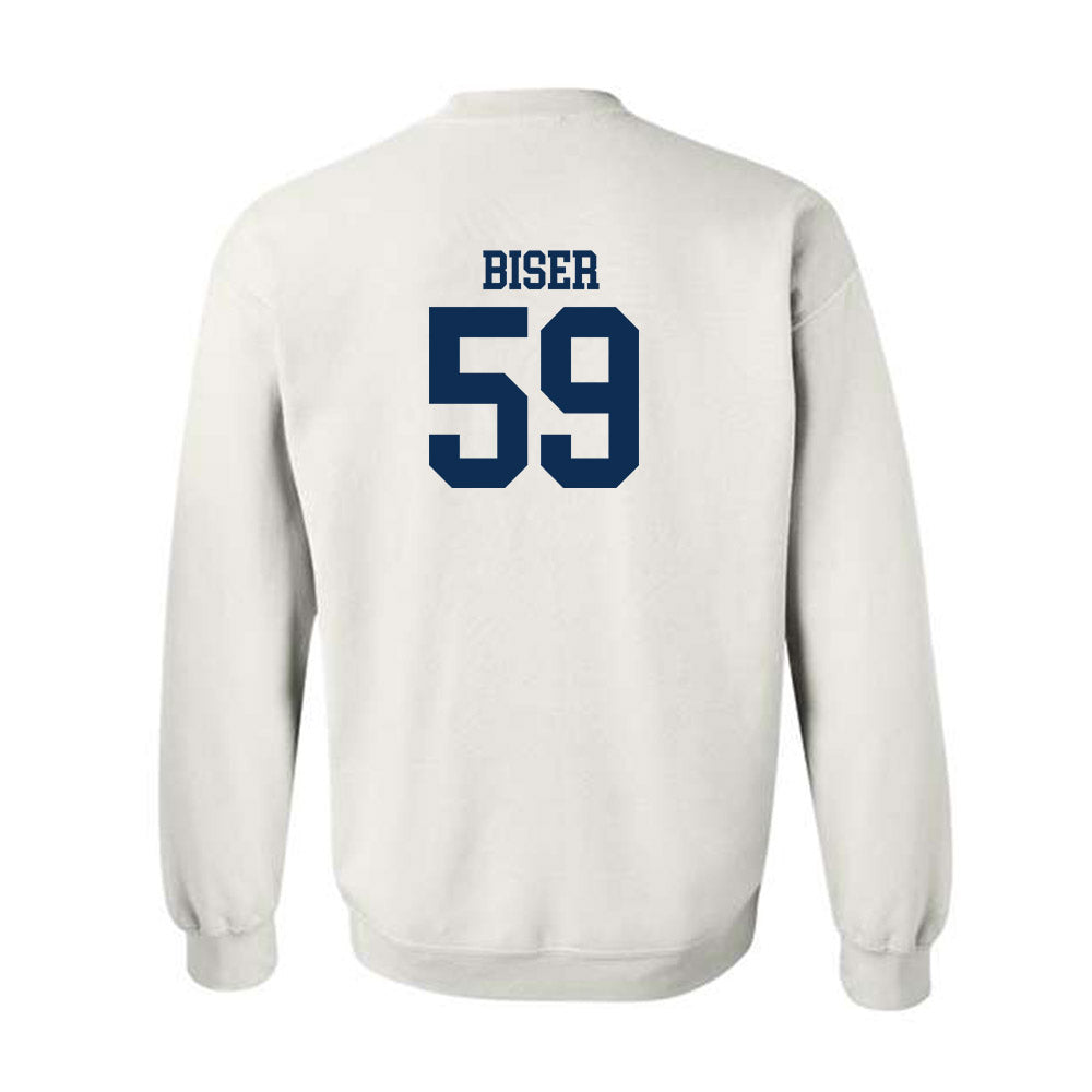 West Virginia - NCAA Football : Jackson Biser - Classic Shersey Crewneck Sweatshirt-1