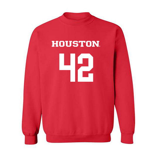 Houston - NCAA Women's Basketball : Peyton McFarland - Classic Shersey Crewneck Sweatshirt-0