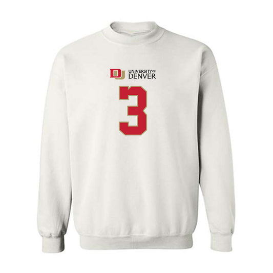 DU - NCAA Women's Basketball : Tori Baker - Classic Shersey Crewneck Sweatshirt-0