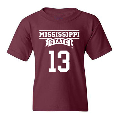 Mississippi State - NCAA Women's Basketball : Rocio Jimenez - Classic Shersey Youth T-Shirt-0