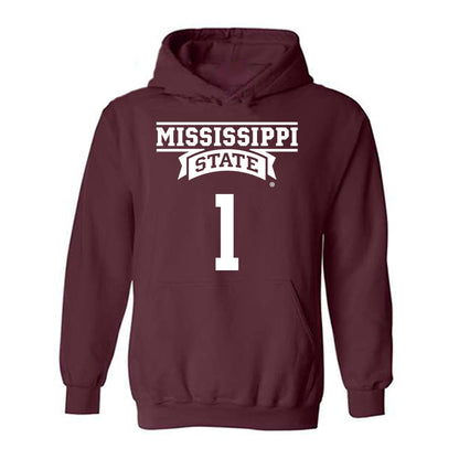 Mississippi State - NCAA Women's Basketball : Nyayongah Gony - Classic Shersey Hooded Sweatshirt-0