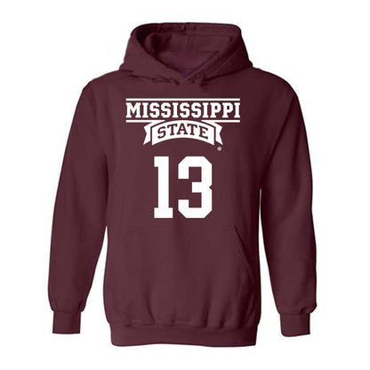 Mississippi State - NCAA Women's Basketball : Rocio Jimenez - Classic Shersey Hooded Sweatshirt-0