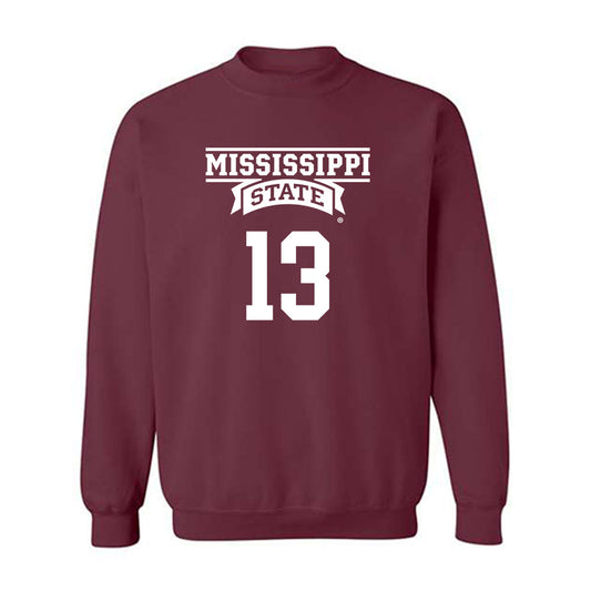 Mississippi State - NCAA Women's Basketball : Rocio Jimenez - Classic Shersey Crewneck Sweatshirt-0
