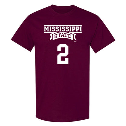 Mississippi State - NCAA Women's Basketball : Jerkaila Jordan - Classic Shersey T-Shirt-0