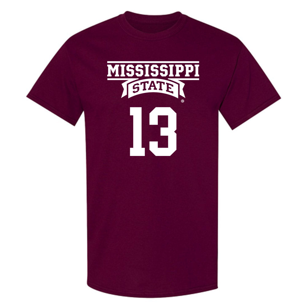 Mississippi State - NCAA Women's Basketball : Rocio Jimenez - Classic Shersey T-Shirt-0