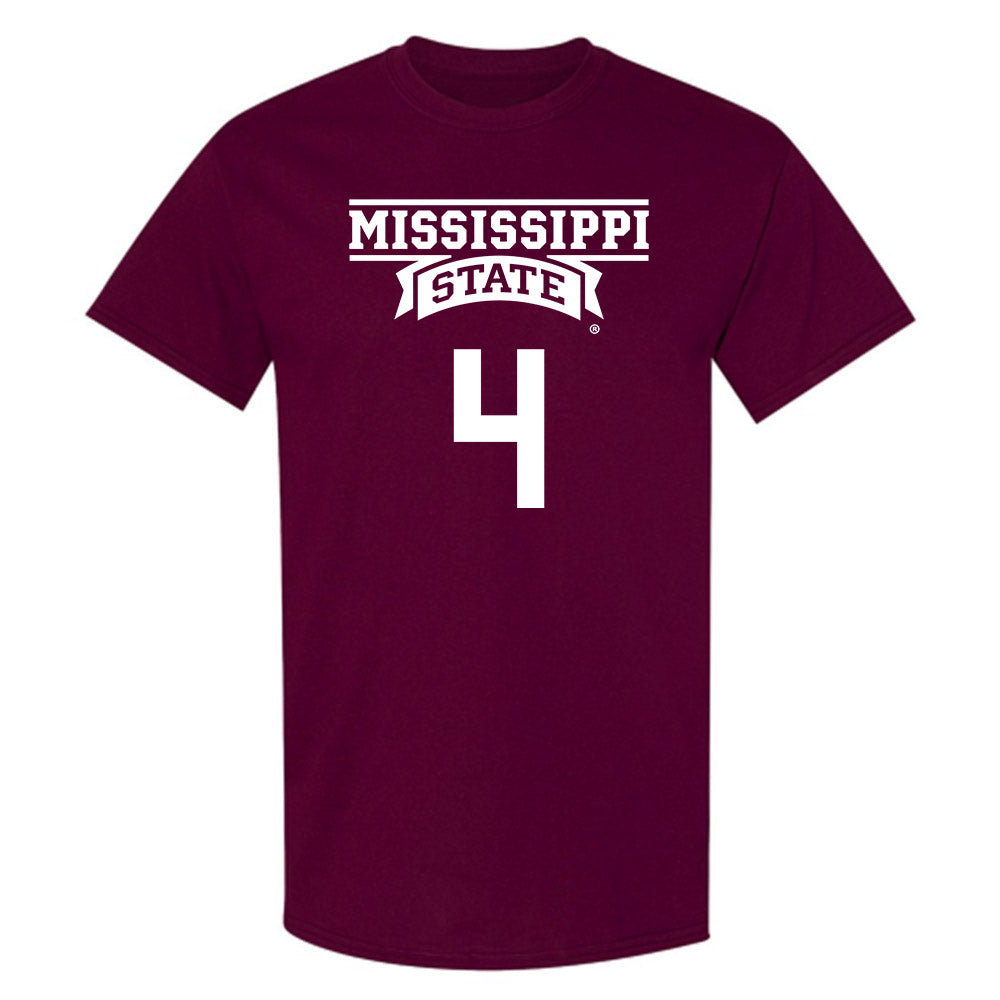 Mississippi State - NCAA Women's Basketball : Jessika Carter - Classic Shersey T-Shirt-0