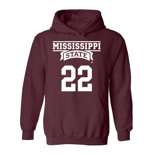 Mississippi State - NCAA Women's Basketball : Jasmine Brown-Hagger - Classic Shersey Hooded Sweatshirt-0