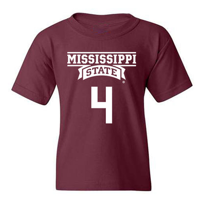 Mississippi State - NCAA Women's Basketball : Jessika Carter - Classic Shersey Youth T-Shirt-0