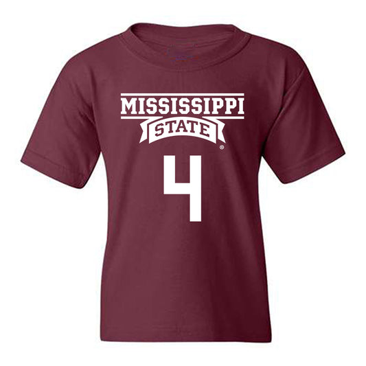 Mississippi State - NCAA Women's Basketball : Jessika Carter - Classic Shersey Youth T-Shirt-0