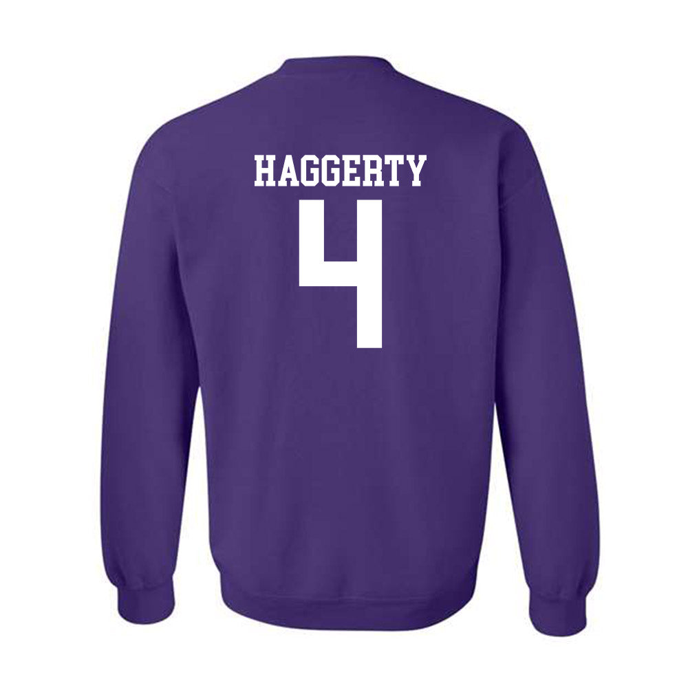 Kansas State - NCAA Men's Basketball : Pj Haggerty - Classic Shersey Crewneck Sweatshirt-1