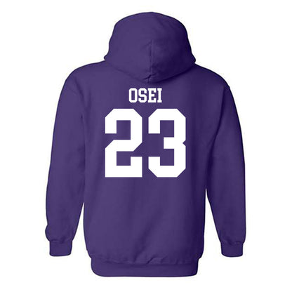 Kansas State - NCAA Men's Basketball : Stephen Osei - Classic Shersey Hooded Sweatshirt-1
