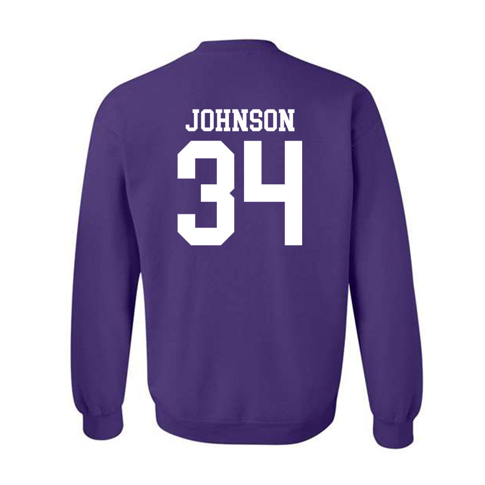 Kansas State - NCAA Men's Basketball : Nate Johnson - Classic Shersey Crewneck Sweatshirt-1