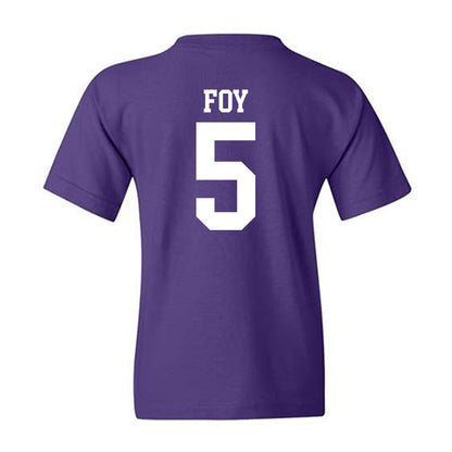Kansas State - NCAA Women's Basketball : Aniya' Foy - Classic Shersey Youth T-Shirt-1