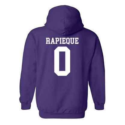 Kansas State - NCAA Men's Basketball : Elias Rapieque - Classic Shersey Hooded Sweatshirt-1