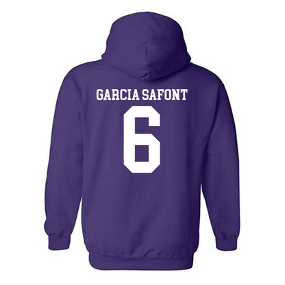 Kansas State - NCAA Women's Basketball : Gina Garcia Safont - Classic Shersey Hooded Sweatshirt-1