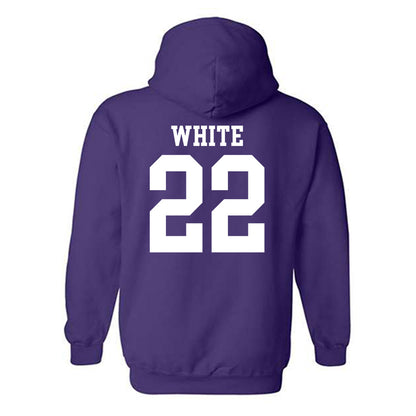Kansas State - NCAA Women's Basketball : Ramiya White - Classic Shersey Hooded Sweatshirt-1
