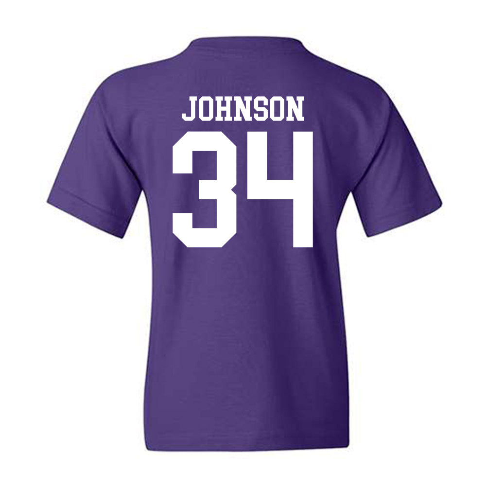 Kansas State - NCAA Men's Basketball : Nate Johnson - Classic Shersey Youth T-Shirt-1