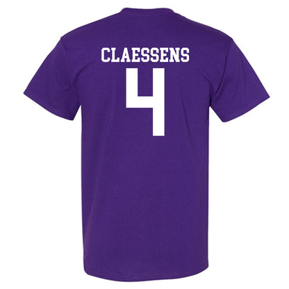Kansas State - NCAA Women's Basketball : Nastja Claessens - Classic Shersey T-Shirt-1